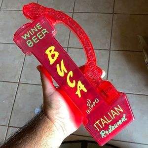 Buca Di Beppo Souvenir Glass